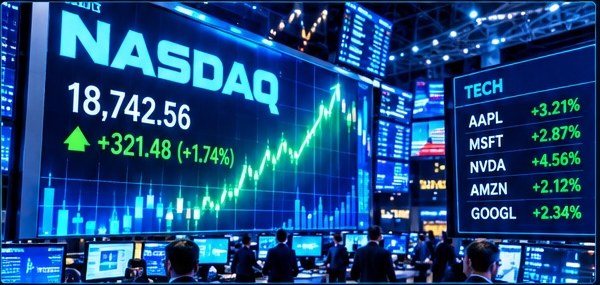 Stock market screens